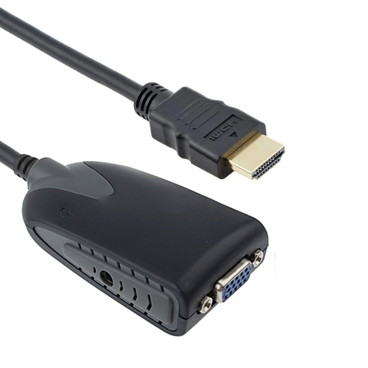 Адаптер HDMI «папа» - VGA «мама» с аудиокабелем