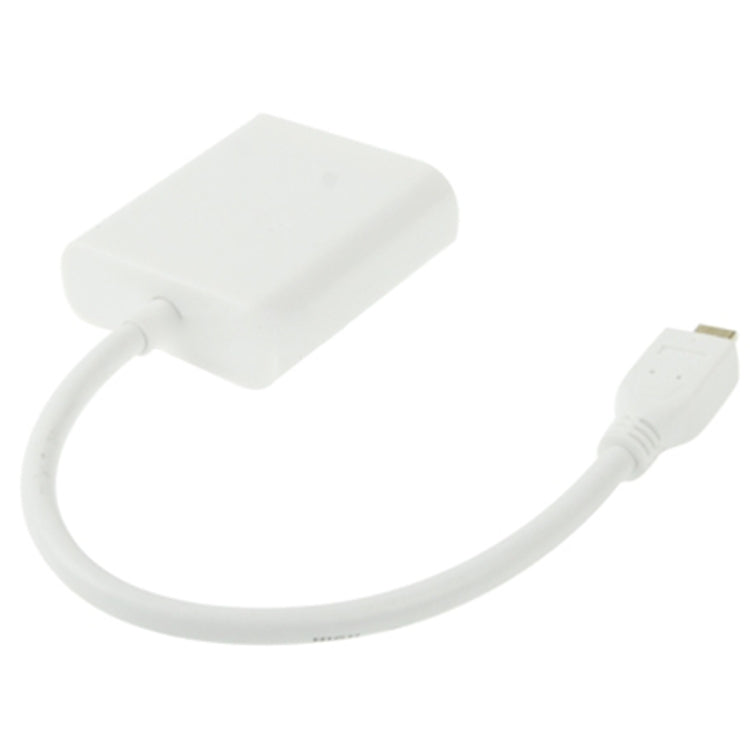 Видеокабель-адаптер Micro HDMI (папа) - VGA (мама) длиной 22 см, поддержка Full HD 1080P