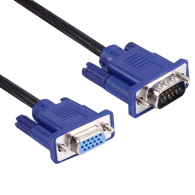 1,5-метровый высококачественный кабель VGA 15-контактный "папа" - VGA 15-контактный "мама" для ЖК-монитора, проектора и т. д.