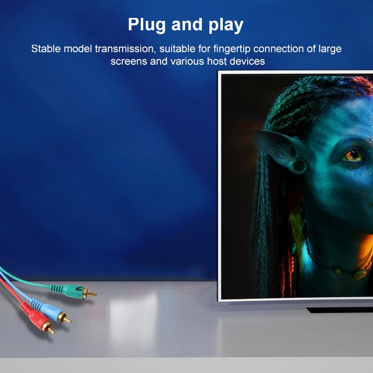 Кабель VGA - 3RCA RGB длиной 1,5 м