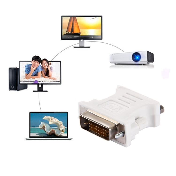 Адаптер DVI 24+1-контактный «папа» на VGA 15-контактный «мама»