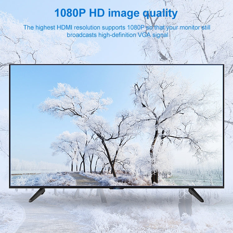Адаптер VGA-HDMI Full HD 1080P, версия 1.3 стандарта HDMI