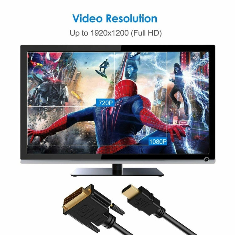 Высокоскоростной кабель HDMI-DVI длиной 1,8 м, совместимый с PlayStation 3