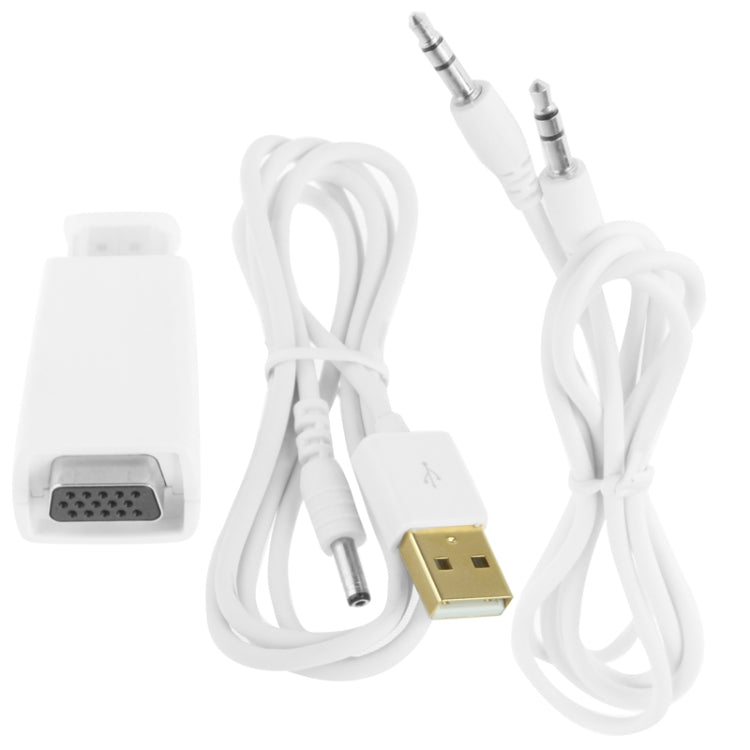 Адаптер HDMI-VGA Full HD 1080P для питания и звука