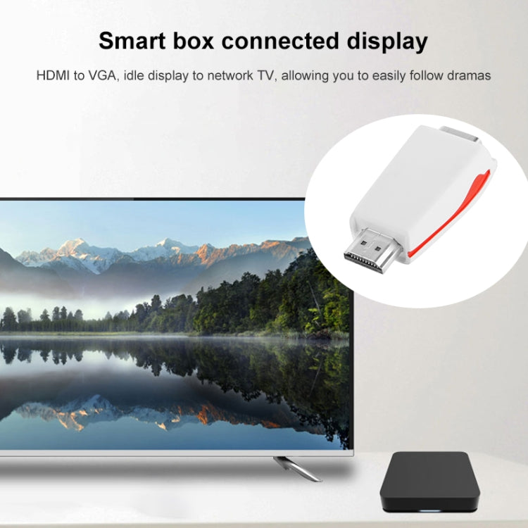 Адаптер HDMI-VGA Full HD 1080P для питания и звука