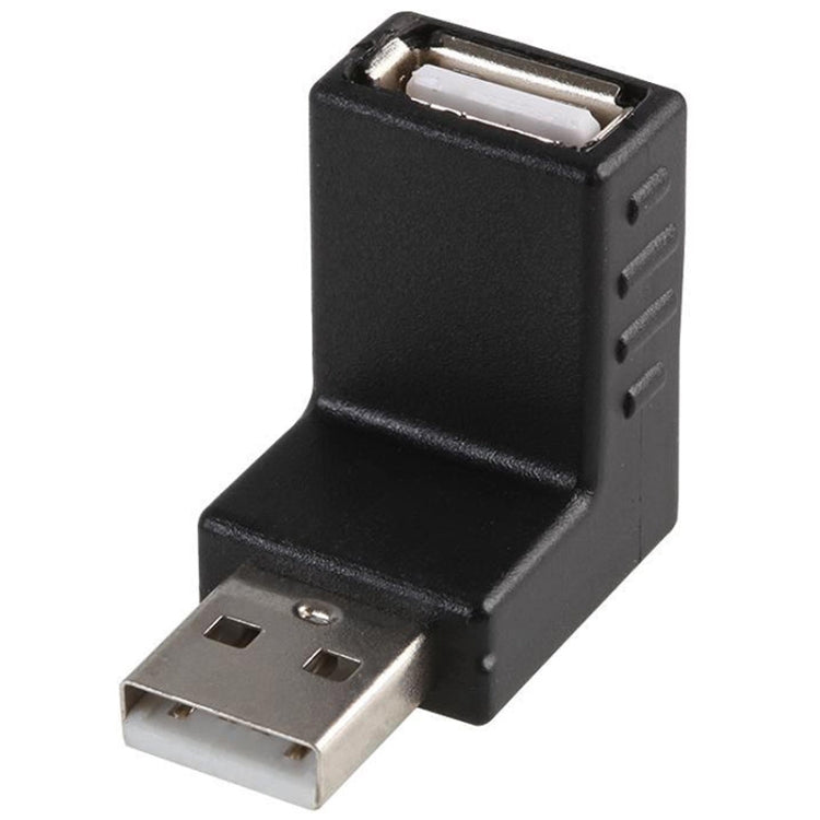 Адаптер USB 2.0 AM-AF с углом 90 градусов