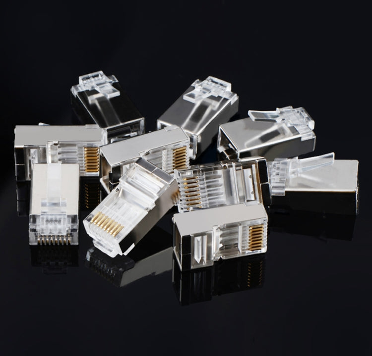 Высококачественный экранированный сетевой разъем RJ45 Cat5 8P8C (100 шт. в одной упаковке, цена указана за 100 шт.)