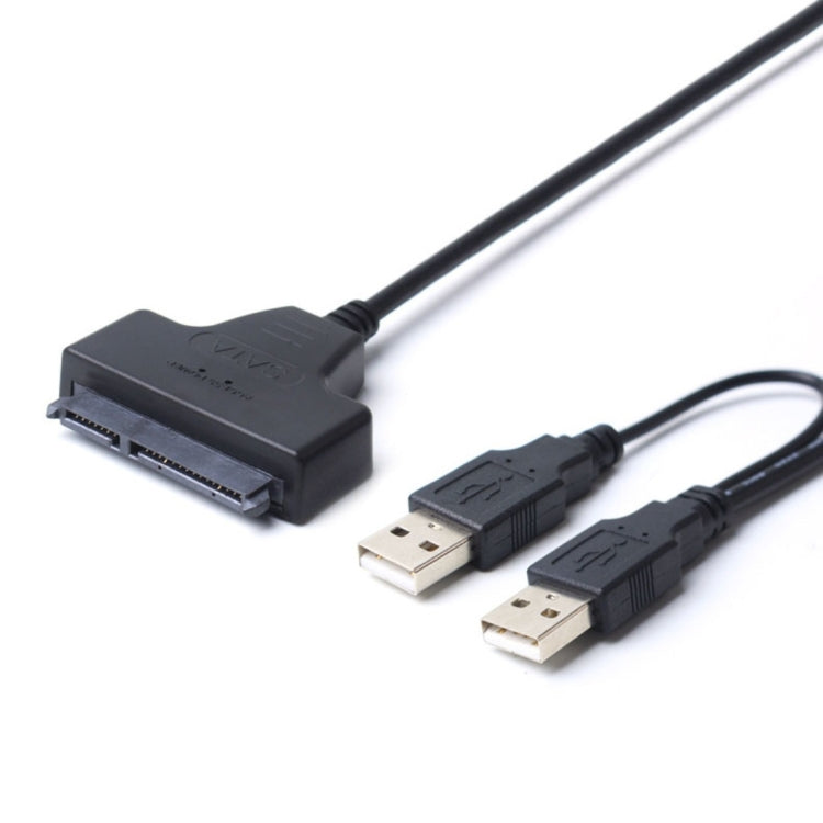 Двойной кабель-адаптер USB 2.0 - SATA для 2,5-дюймового жесткого диска SATA / SSD