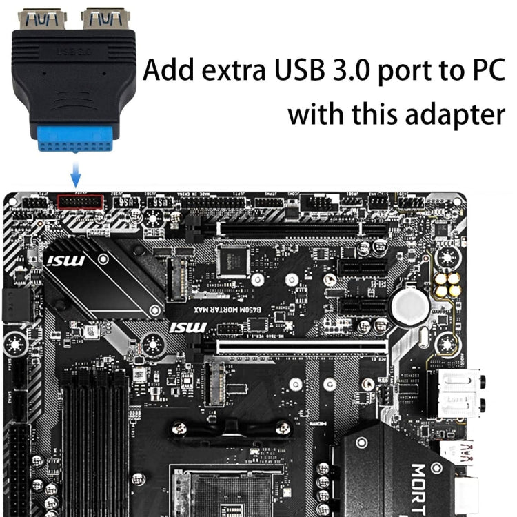 2 x адаптера USB 3.0 AF на 20 контактов