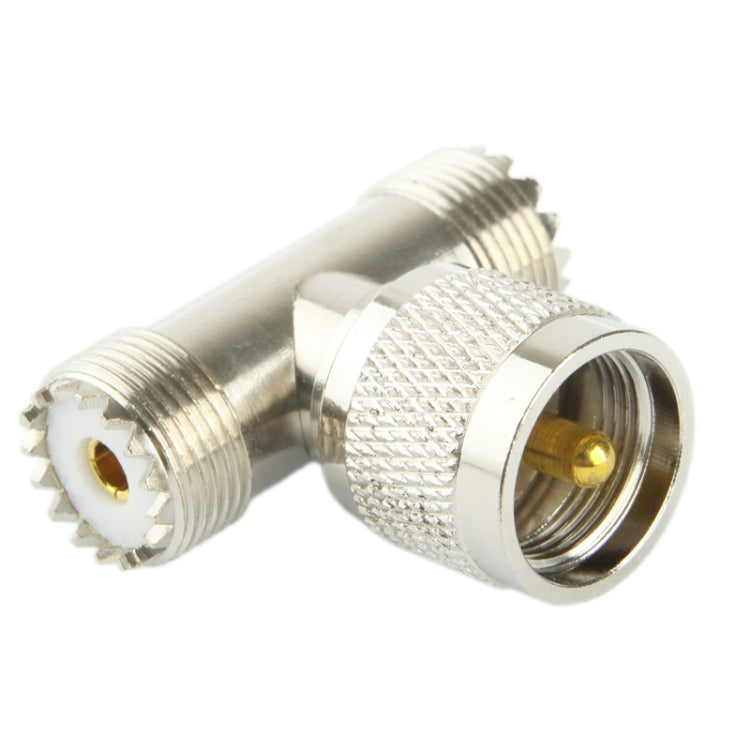 UHF Male to 2 x UHF Female Adapter