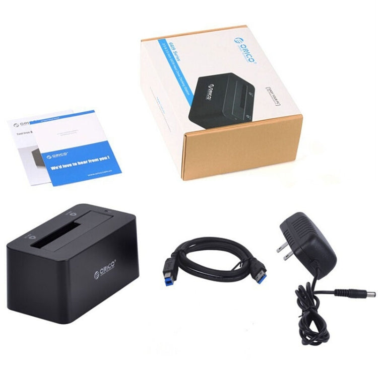 ORICO 6619US3 5Gbps Super Speed USB 3.0 to SATA Hard Drive Docking Station for 2.5 inch / 3.5 inch Hard Drive