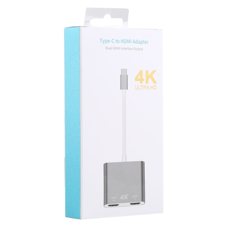Выход 4K Ultra HD с двумя интерфейсами HDMI на адаптер USB-C/Type-C