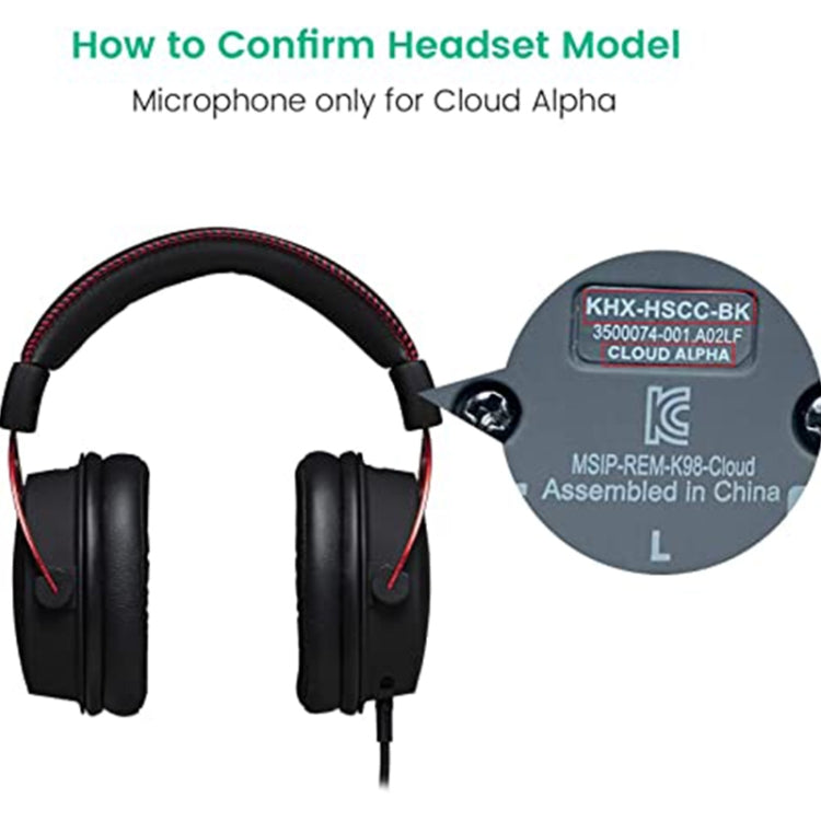 Сменный микрофон для компьютерной гарнитуры ZS0201 для HyperX Cloud Alpha S