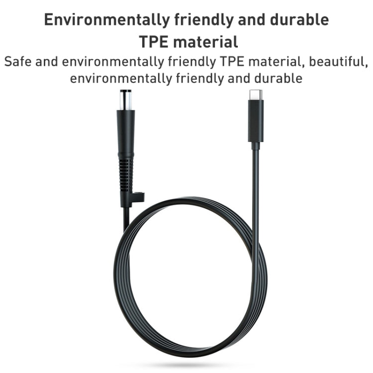 Кабель питания и зарядки для ноутбука HP USB-C/Type-C - 7,4 x 0,6 мм, длина кабеля: около 1,5 м (черный)