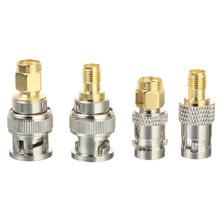 Комплект из 4 шт./комплект с разъемами SMA - BNC, тестовый комплект RF-адаптера