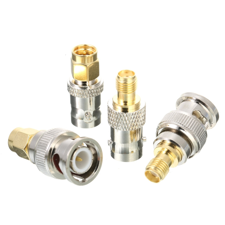 Комплект из 4 шт./комплект с разъемами SMA - BNC, тестовый комплект RF-адаптера