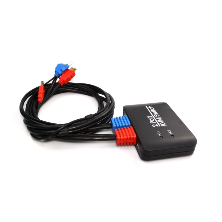 USB 2.0 + HDMI 2-портовый KVM-переключатель