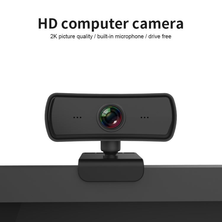 Веб-камера C3 400 Вт, разрешение 2K, автофокус, HD 1080P, вращение на 360 градусов, для прямой трансляции, видеоконференции, рабочая веб-камера с микрофоном, USB-драйвер без драйверов