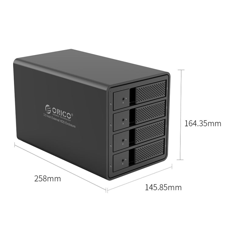 Корпус для 3,5-дюймового жесткого диска ORICO 9548U3-BK с несколькими отсеками