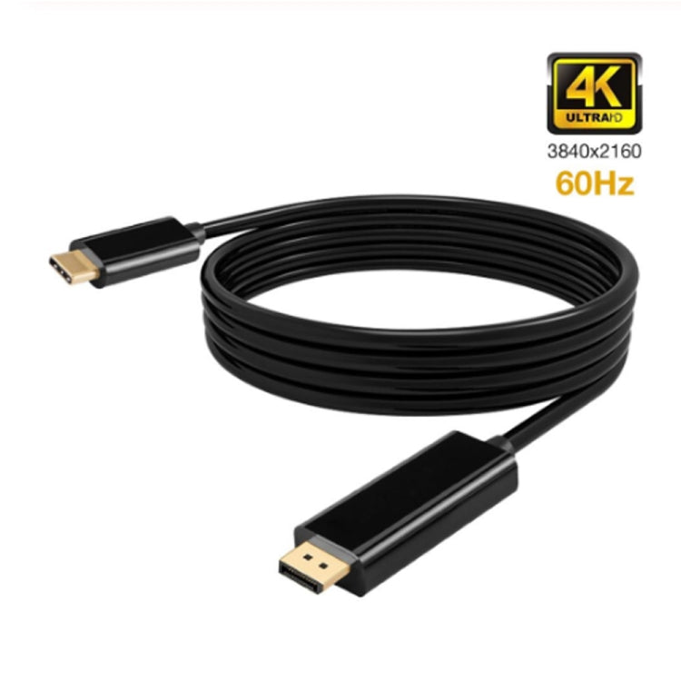 Кабель-адаптер 4K 60 Гц Type-C - DP DisplayPort, длина кабеля: 1,8 м