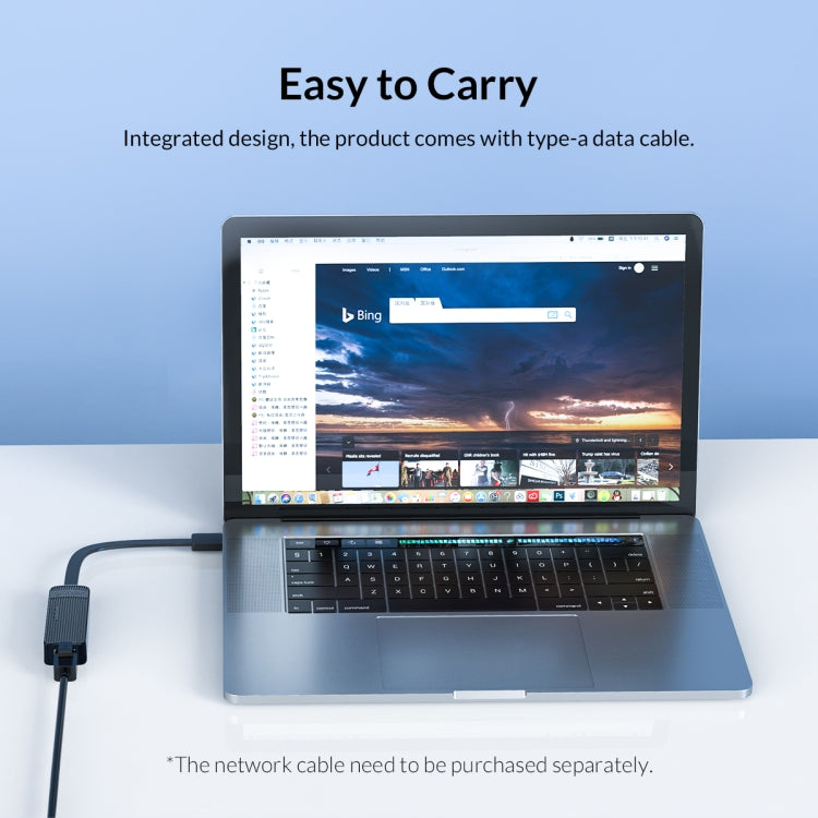 ORICO UTK-U2-BK USB to Ethernet Adapter (100 Mbit)