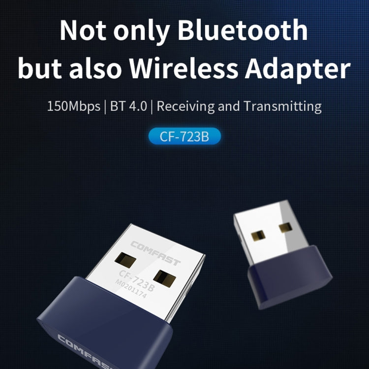 COMFAST CF-723B Mini 2 в 1 USB Bluetooth WiFi адаптер приемник беспроводной сетевой карты 150 Мбит/с