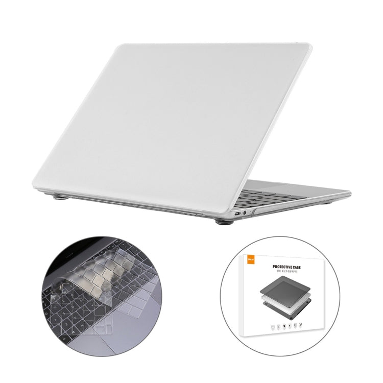 Чехол ENKAY для Huawei MateBook 13 Ryzen Edition (версия для США) 2 в 1 Crystal Protective Case с TPU-пленкой для клавиатуры