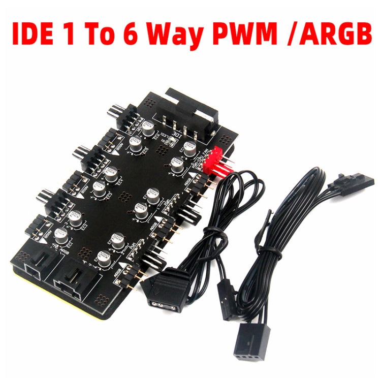 Интерфейс IDE для расширения концентратора PWM/ARGB от 1 до 6