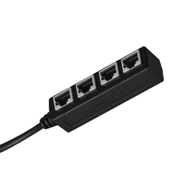 Адаптер-разветвитель Ethernet с 1 штырьковым и 4 гнездовыми разъемами
