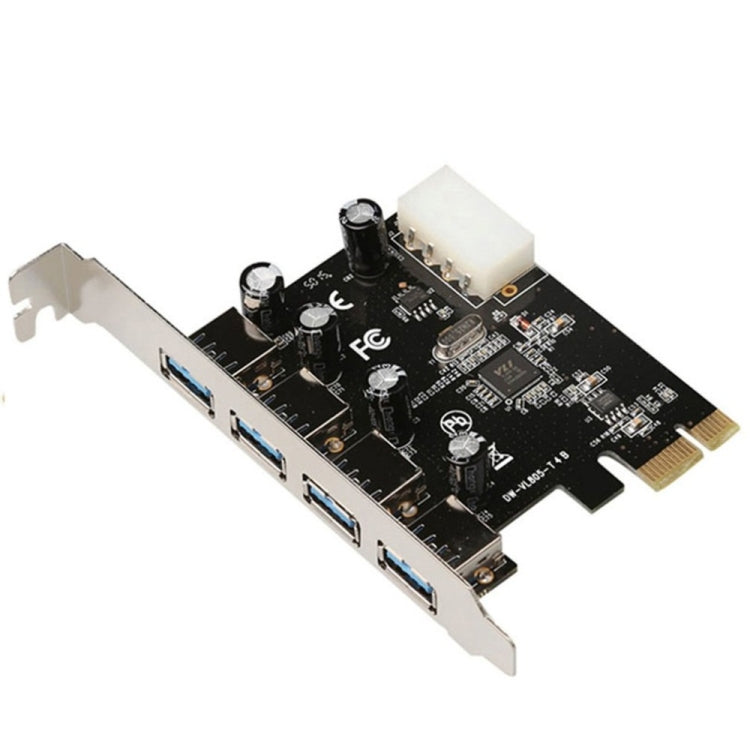 Карта расширения PCI Express на 4 порта USB 3.0, адаптер PCI-E