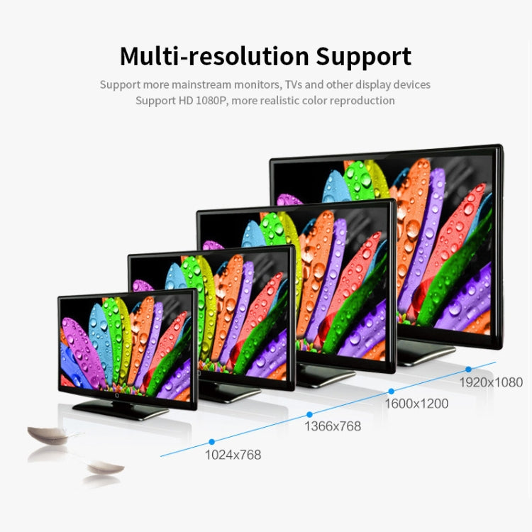 Видеоконвертер JSM Mini Size HD 1080P HDMI в AV / CVBS