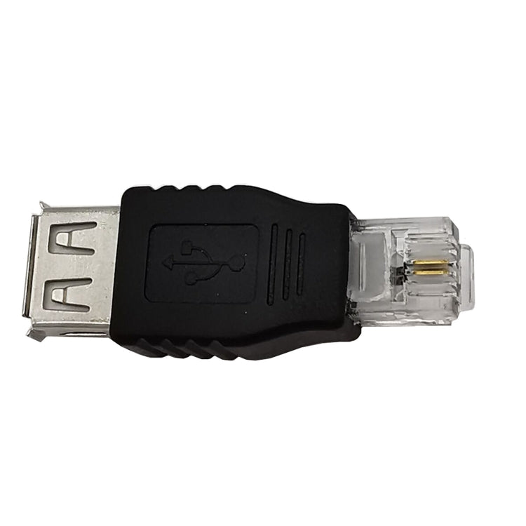 Адаптер-конвертер JUNSUNMAY USB «мама» - «папа» RJ11 6P2C