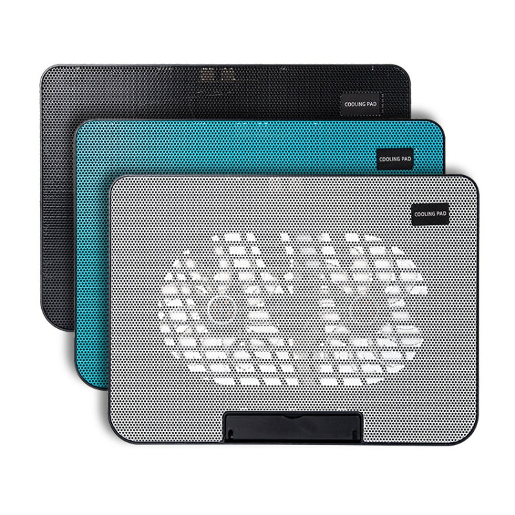 N99 USB Dual Fan Hollow Carved Design Heat Dissipation Laptop Cooling Pad