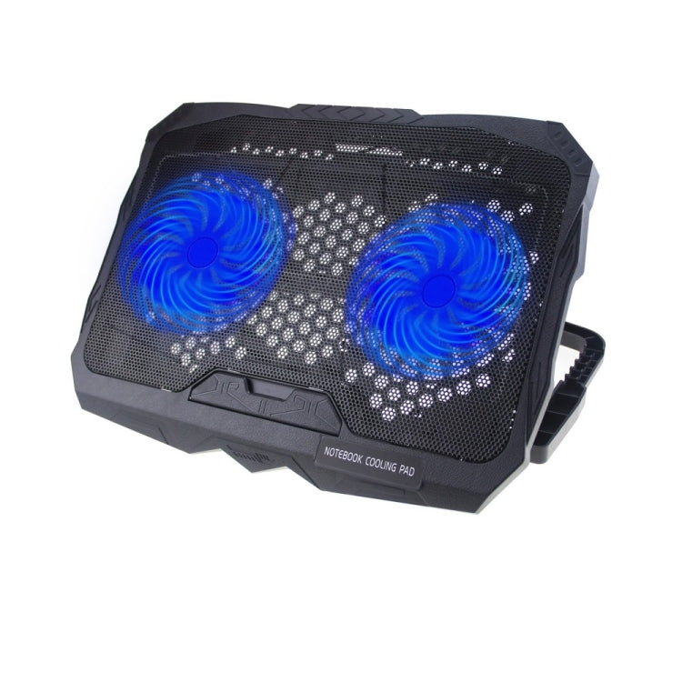 X2 divu ventilatoru USB klēpjdatora dzesēšanas paliktnis spēļu statīvs