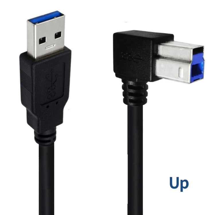 JUNSUNMAY USB 3.0 A Male to USB 3.0 B Male Adapter Cable Cord 1.6ft/0.5M for Docking Station, External Hard Drivers, Scanner, Printer and More