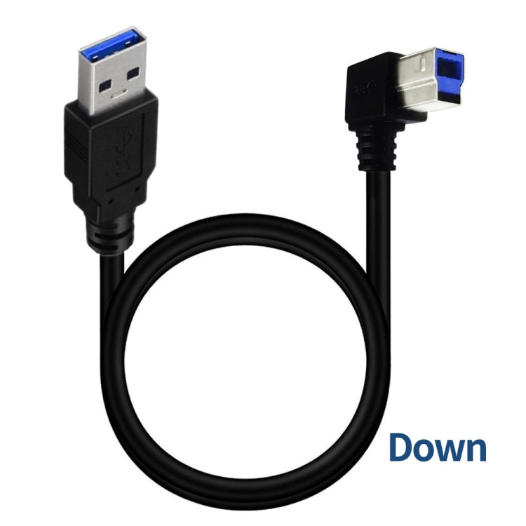 JUNSUNMAY USB 3.0 A Male to USB 3.0 B Male Adapter Cable Cord 1.6ft/0.5M for Docking Station, External Hard Drivers, Scanner, Printer and More