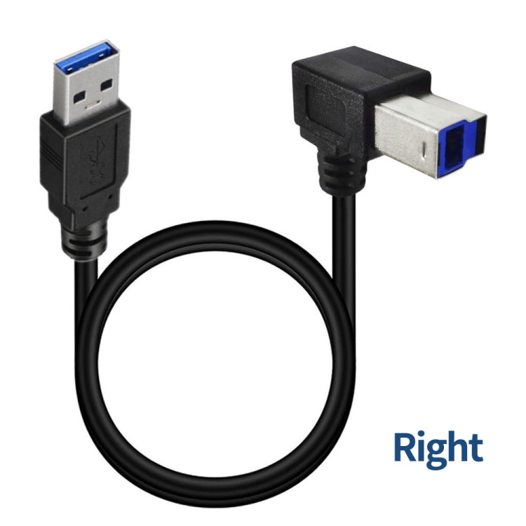 JUNSUNMAY USB 3.0 A Male to USB 3.0 B Male Adapter Cable Cord 1.6ft/0.5M for Docking Station, External Hard Drivers, Scanner, Printer and More