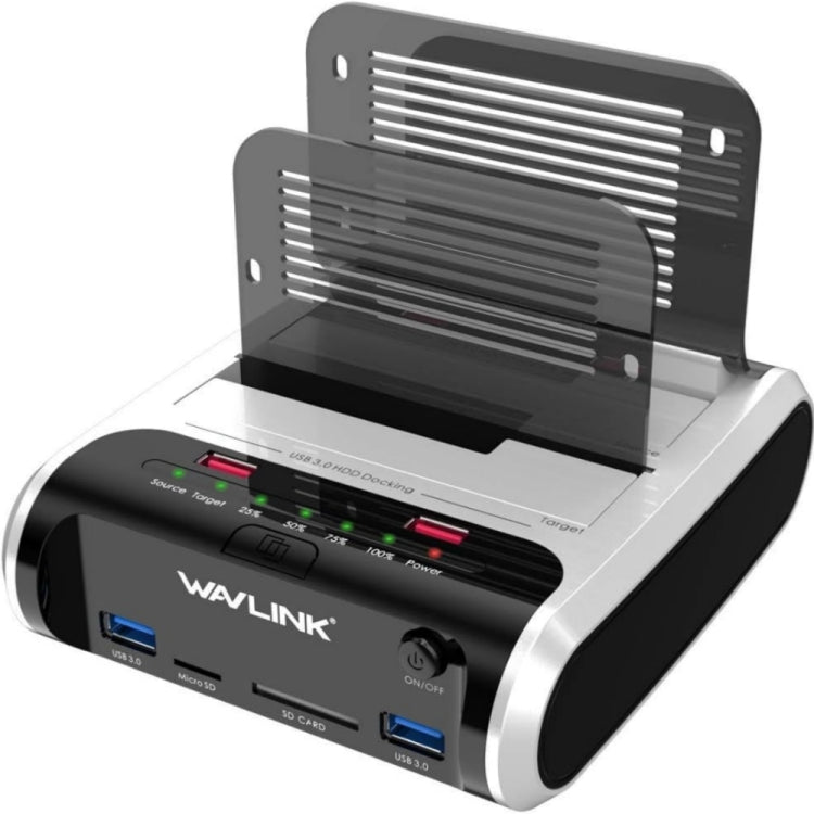 Wavlink ST336A SSD HDD Fast Offline Clone SATA USB 3.0 External Hard Drive Case