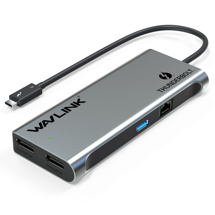 WAVLINK WL-UTD05 Многофункциональный удлинитель 4-в-1 Type-C - DP с разъёмом Thunderbolt 3 и поддержкой передачи 4K
