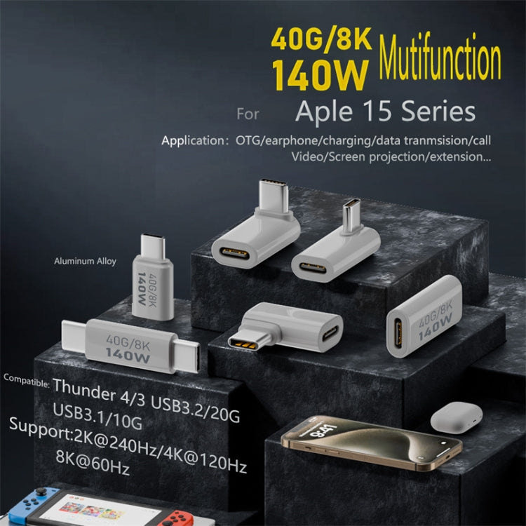 USB 3.1 Type-C 40Gbps 8K Transmission Adapter 140W 5A Charge