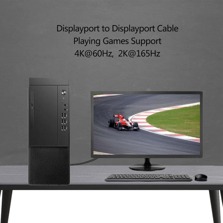 DisplayPort uz DisplayPort kabelis Lenovo, Dell, HP, ASUS un citiem modeļiem