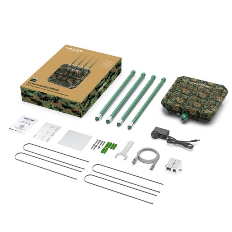WAVLINK WN573HX1 WiFi 6 AX1800 divjoslu bezvadu maršrutētājs āra WiFi piekļuves punkts
