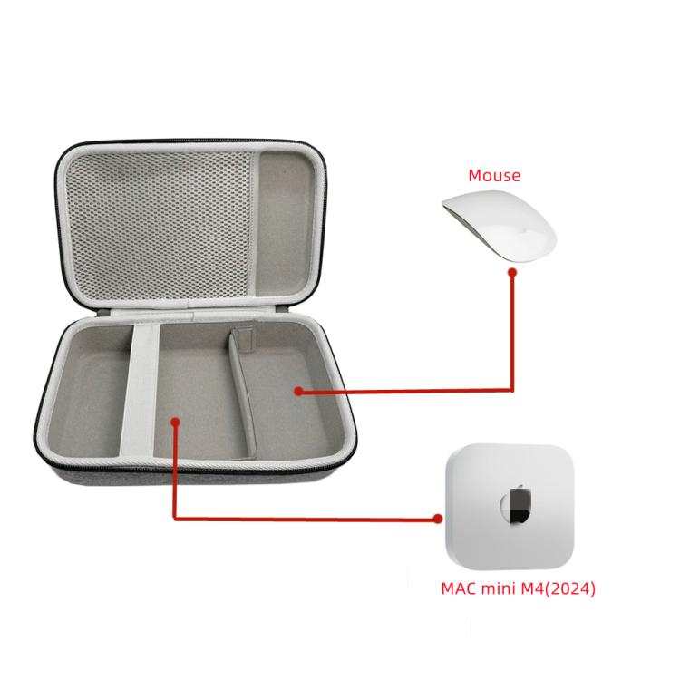Apple Mac Mini M4 2024 uzglabāšanas maciņš, pārnēsājams, triecienizturīgs cietais maciņš