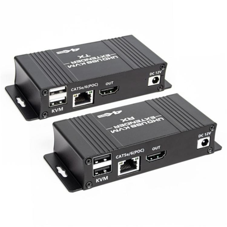 D5-1 / D6-1 80 m Cat6 / 5e tīkla kabeļa pagarinātājs datora vadībai HDMI KVM pagarinātājs