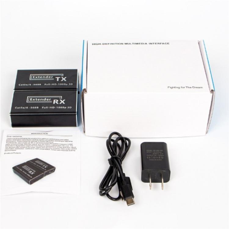 D1-1 / D2-1 tīkla kabelis HD video signāla raidītājs 50 m pagarinātājs HDMI uz RJ45 pagarinātājs
