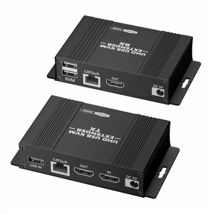 D5-2/D6-2 video audio raidītājs-uztvērējs HDMI KVM paplašinātājs 4K HDMI uz RJ45 LAN paplašinātājs