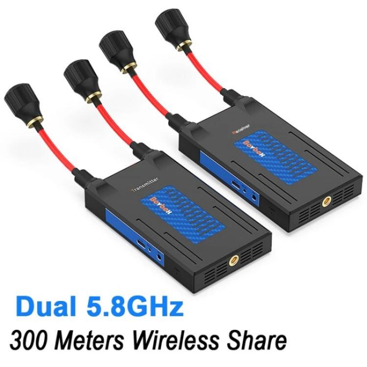 BOVBOX 092 Pro audio un video raidītājs-uztvērējs 300 m bezvadu HDMI paplašinātājs