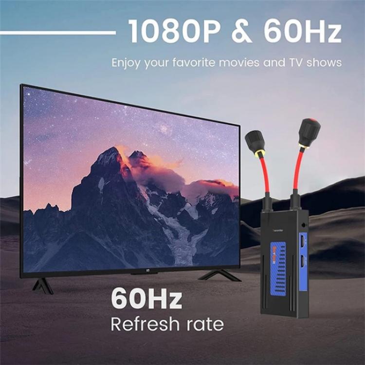 BOVBOX 092 Pro audio un video raidītājs-uztvērējs 300 m bezvadu HDMI paplašinātājs