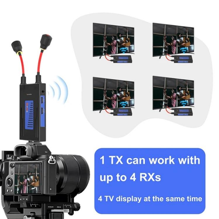 BOVBOX 092 Pro audio un video raidītājs-uztvērējs 300 m bezvadu HDMI paplašinātājs