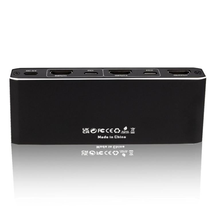 K2-1 Monitor Sharing 4K 60 Гц KVM-переключатель 2 входа 1 выход USB 3.0 HDMI 2.0 пульт дистанционного управления